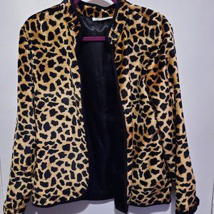 Cheetah print jacket